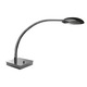 Vital Arched Arm LED Table Lamp W / Square Base - Chromium / 