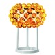 Caboche Piccola Table Lamp - White Lacquered Metal / Yellow Gold