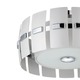 Luna Semi Flush Ceiling Mount - Chrome / White Pearlized Luna Semi Flush Ceiling Mount - Chrome / White Pearlized