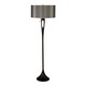 Soiree Floor Lamp - Antique Bronze / Driftwood Silk Glow