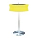 Lightweights Round Table Lamp - Satin Aluminum / Yellow Lightweights Round Table Lamp - Satin Aluminum / Yellow