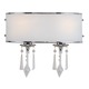 Echelon Bath Bar - Polished Chrome / Off White Echelon Bath Bar - Polished Chrome / Off White