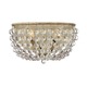 Caspia Wall Sconce - Silver Leaf / Clear Caspia Wall Sconce - Silver Leaf / Clear