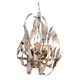 Graffiti 2 Light Wall Sconce - Silver Leaf / Polished Stainless Steel / Smoked Crystal Graffiti 2 Light Wall Sconce - Silver Leaf / Polished Stainless Steel / Smoked Crystal