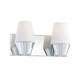 Retrodome Bath Bar 2-Light - Chrome / Etched Opal Retrodome Bath Bar 2-Light - Chrome / Etched Opal