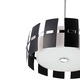 Luna Suspension - Chrome / Black Pearlized