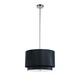Tiered Shade Wide Pendant - Brushed Nickel / Black Tiered Shade Wide Pendant - Brushed Nickel / Black