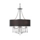 Echelon Chandelier - Polished Chrome / Black