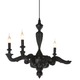 Smoke Chandelier - Black / 