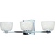 Cove Neck Bath Bar - Polished Chrome / Clear / White Cove Neck Bath Bar - Polished Chrome / Clear / White