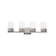 Seattle Bath Bar - Polished Chrome / White