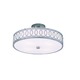 Olympic Semi Flush Ceiling Mount - Polished Chrome / Opal Olympic Semi Flush Ceiling Mount - Polished Chrome / Opal