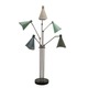 Nova 5 Floor Lamp - Satin Nickel / Black / Cools Nova 5 Floor Lamp - Satin Nickel / Black / Cools