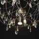 Crystal Galaxy Chandelier W / Downlight - Nickel / Crystal Crystal Galaxy Chandelier W / Downlight - Nickel / Crystal
