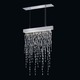 Crystalline Icicles Linear Suspension - Stainless Steel / Crystal