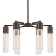 Light Rain Chandelier - Sable Bronze Patina / Clear Seeded Light Rain Chandelier - Sable Bronze Patina / Clear Seeded