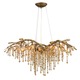 Autumn Twilight Chandelier - Mystic Gold / Amber