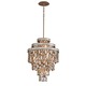 Dolcetti 7 Light Chandelier - Silver / Shell / Crystal / Stainless Steel