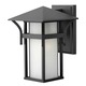 Harbor Exterior Wall Sconce - Satin Black / Etched Seedy Glass Harbor Exterior Wall Sconce - Satin Black / Etched Seedy Glass