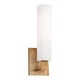 Livingston Vanity Wall Sconce - Aged Brass / Opal/Matte