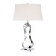 Portables P722 Table Lamp - Polished Nickel / White Portables P722 Table Lamp - Polished Nickel / White