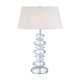 Portables P725 Table Lamp - Chrome / Clear / White