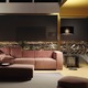 Liz Terra D Drum Shade Floor Lamp W / Foot Dimmer - /