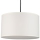 Meridian Pendant - Brushed Nickel / Natural Linen