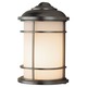 Lighthouse Outdoor Wall Sconce - Burnished Bronze / Opal Etched Lighthouse Outdoor Wall Sconce - Burnished Bronze / Opal Etched