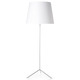 Double Shade Floor Lamp - Steel / White