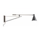 Nova 1 Reading Wall Mount - Satin Nickel / Grey - Neutral