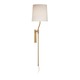 Palo Wall Sconce - Satin Brass / Off White