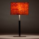 Ethan Table Lamp - Brushed Chrome / Faux Leather / Natural / Gold Ethan Table Lamp - Brushed Chrome / Faux Leather / Natural / Gold