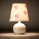Momo Table Lamp - White / White / Pink