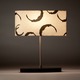 Seline Table Lamp - Brushed Chrome / Faux Leather / Natural / Black Seline Table Lamp - Brushed Chrome / Faux Leather / Natural / Black
