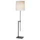 Palo Floor Lamp - Black Brass / Off White Palo Floor Lamp - Black Brass / Off White