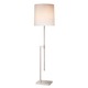 Palo Floor Lamp - Polished Nickel / Off White Palo Floor Lamp - Polished Nickel / Off White