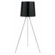 Luc Floor Lamp - Anodized Aluminum / Black