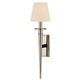 Stanford Wall Sconce - Polished Nickel / Off White