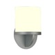 Ovulo Wall Sconce - Satin Silver / Opal Etched