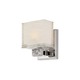 Hartsdale Vanity Wall Sconce - Polished Nickel / Clear / White Hartsdale Vanity Wall Sconce - Polished Nickel / Clear / White