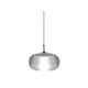 FJ Bubble Pendant - Satin Nickel / Crystal