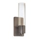 Light Rain Wall Sconce - Sable Bronze Patina / Clear Seeded
