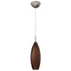Loft LED Pendant - Brushed Nickel / Walnut