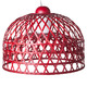 Emperor Small Suspension - Red / Clear