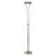 Flare Torchiere Floor Lamp - Satin Nickel Flare Torchiere Floor Lamp - Satin Nickel /
