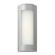 Solara Exterior Wall Sconce - Titanium / White Etched