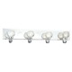 Curvy Bath Bar 3-Light - Chrome / Clear / Inside Etched Optic Curvy Bath Bar 3-Light - Chrome / Clear / Inside Etched Optic