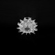 Kuk PP Wall / Ceiling Mount - Polished Chrome / Clear Crystal