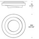 Loop-Line Ceiling Flush Mount -  / 
